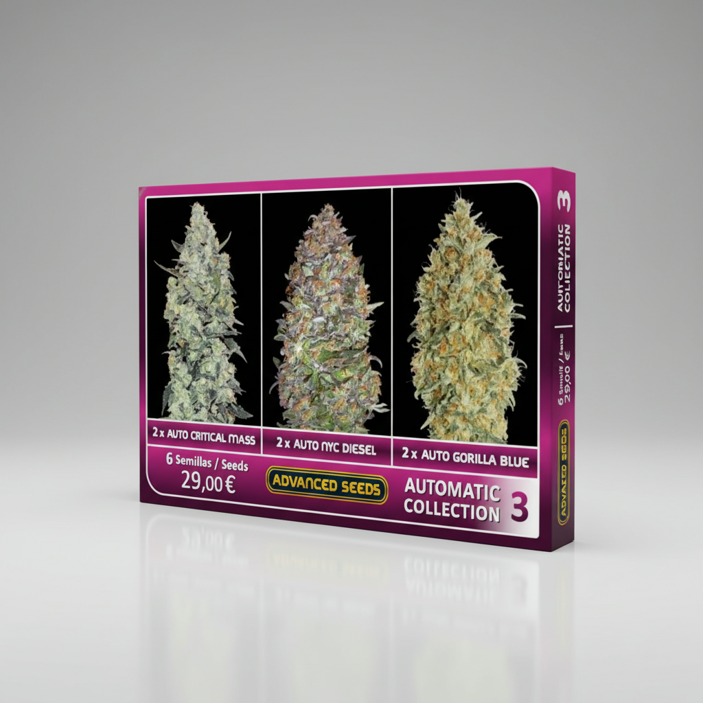 Advanced Seeds Automatic Collection 3 2x Auto Critical Mass 2x Auto Nyc Diesel  2x Auto Gorilla Blue