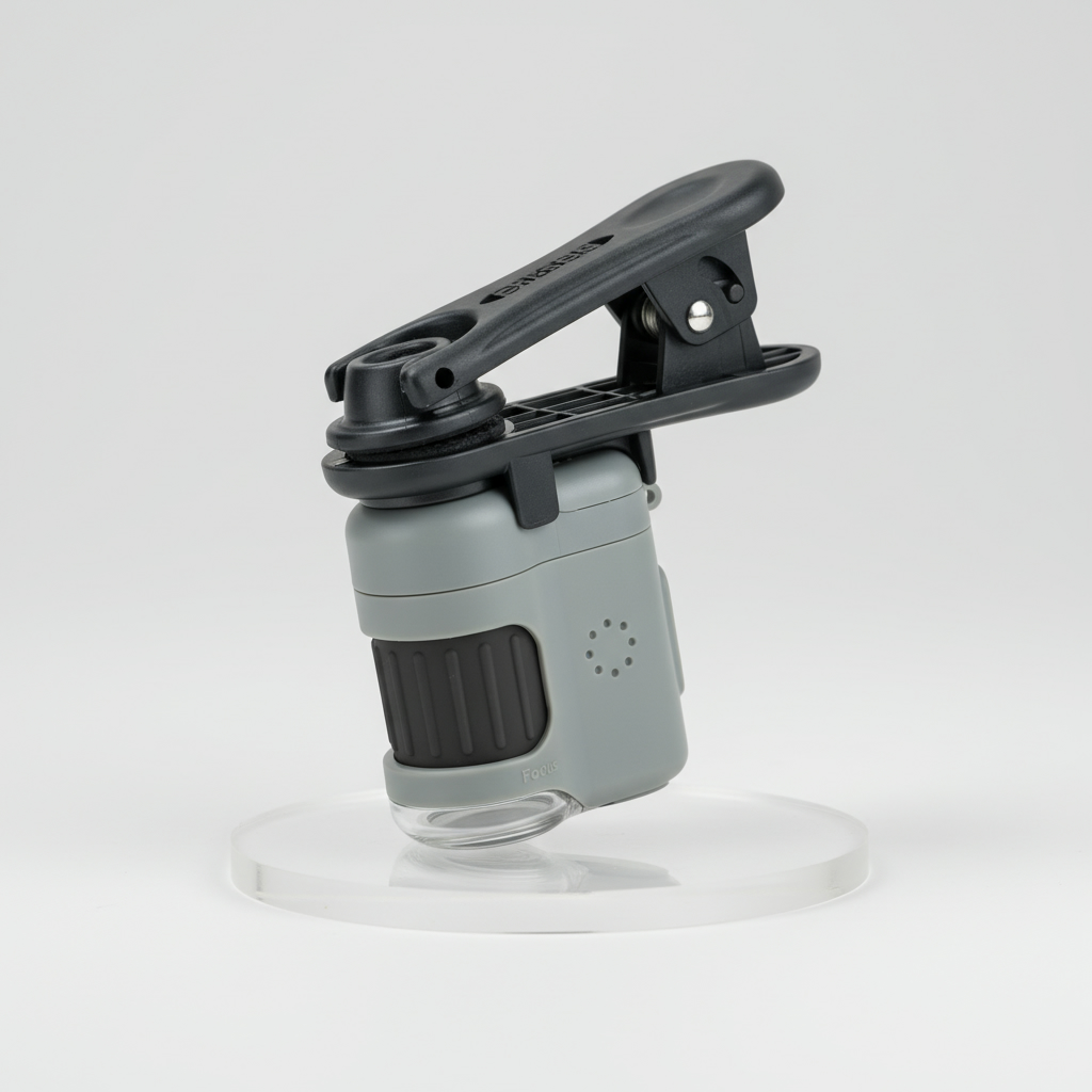 Mikroskop Carson MM-380 "MicroMini" mit Smartphone Clip