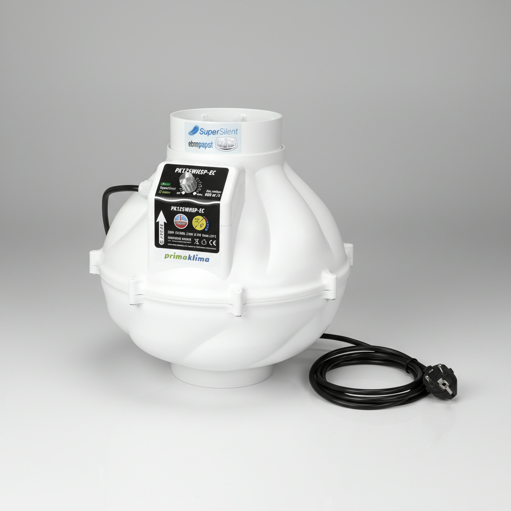 Prima Klima PK125WHSP-EC 800m³h, Ø125mm 0-100%