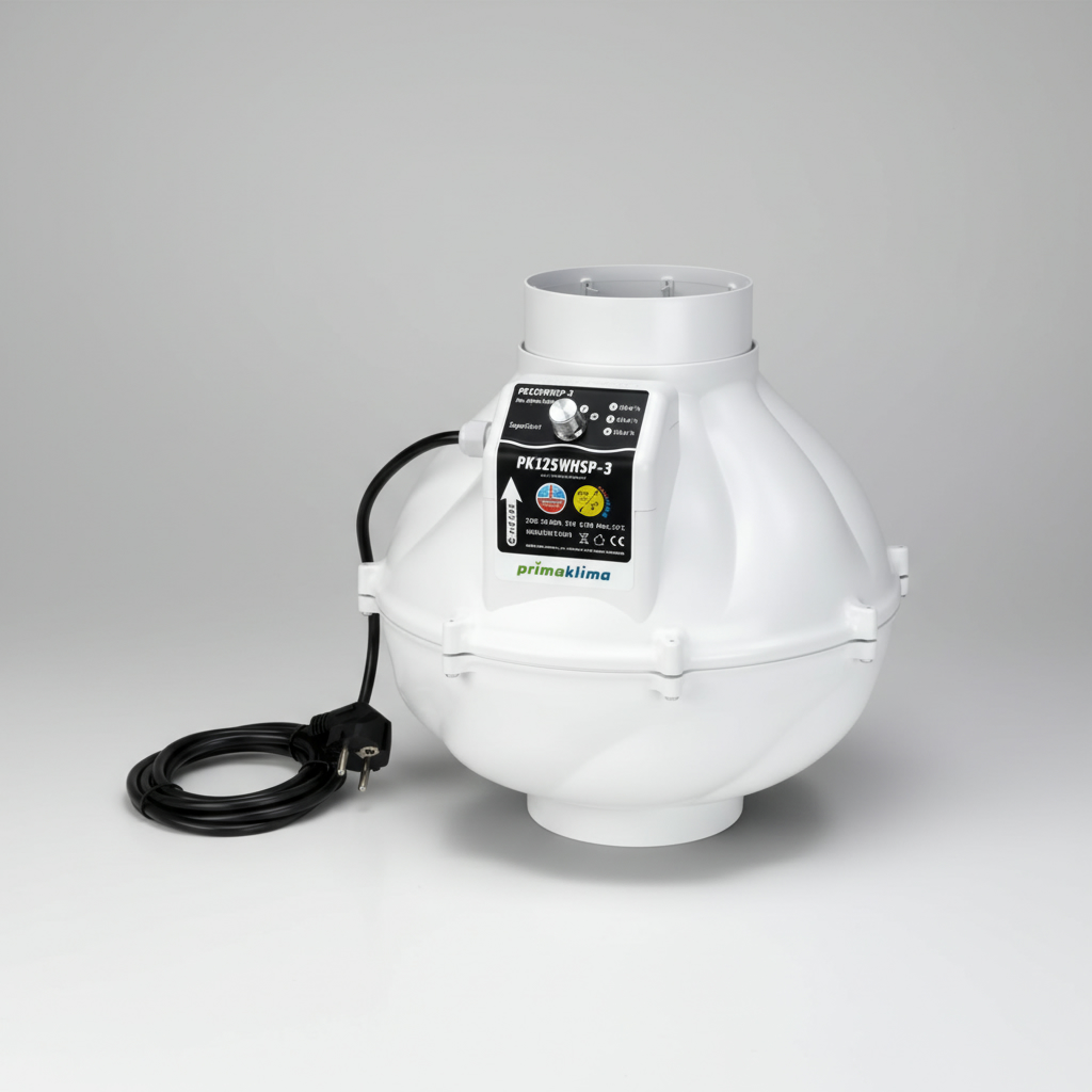 Prima Klima PK125WHSP-3 300-530m³h, Ø125mm 3Speed AC Whisper