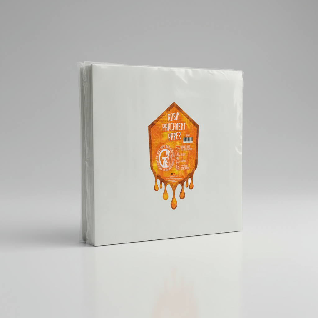 100x Graveda Pergamentpapier 30x30cm, Doppelseitig mit Silikon für Rosin Pressen