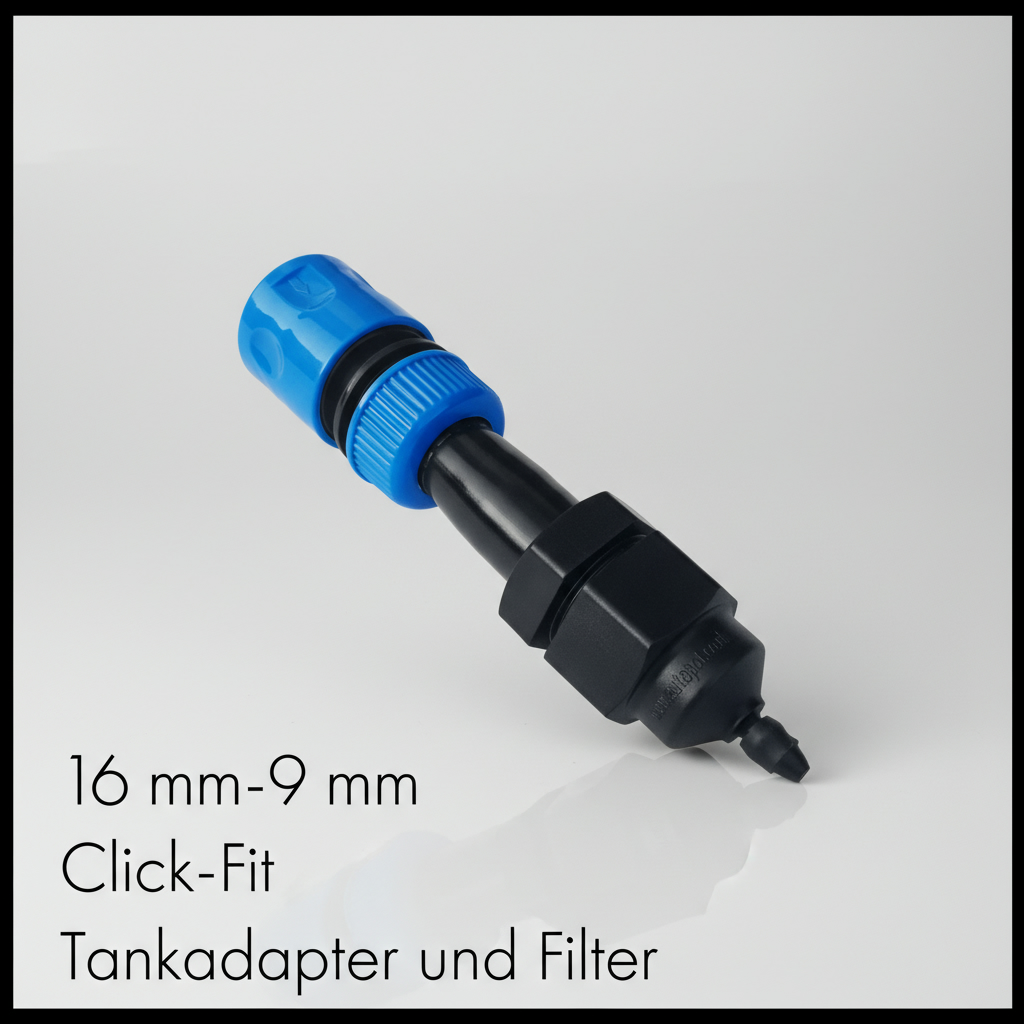 Autopot Zubehör, Click-Fit Schlauchkupplung (Ø 9 mm)