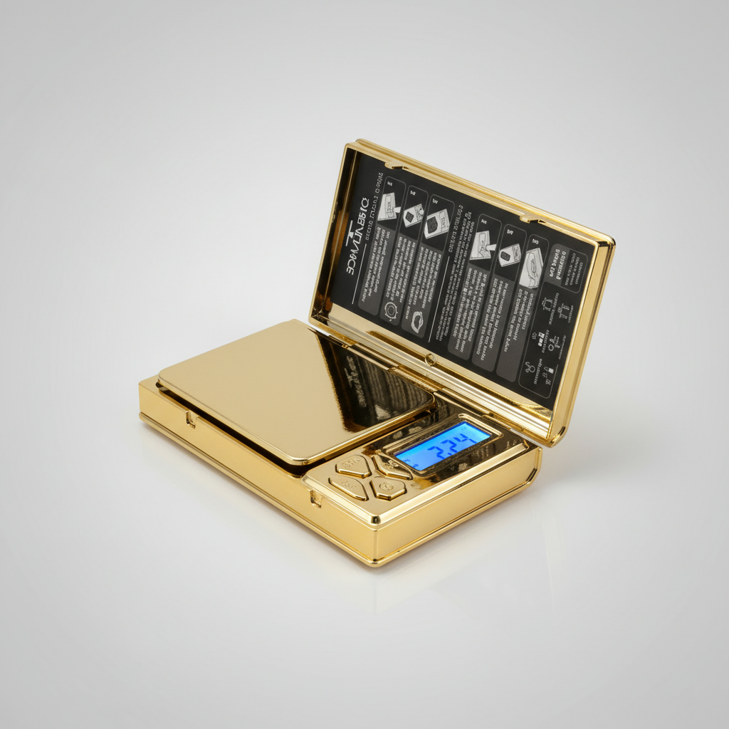 On Balance - The Shine Chrom Gold Waage