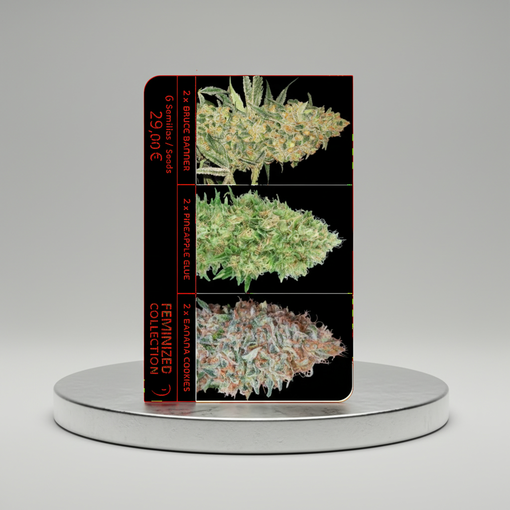 Advanced Seeds Feminized Collection 9 2x Bruce Banner 2x Pineaplle Glue  2x Banana Cookies