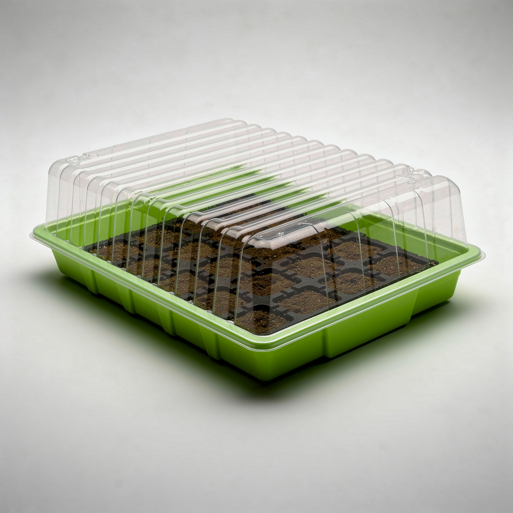 Eazy Plug 24er Tray mit Mini Gewächshaus