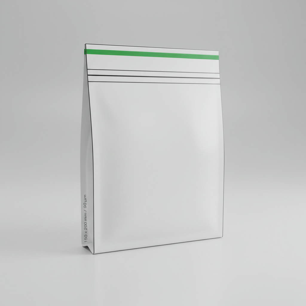 Druckverschlussbeutel/Tütchen, 90µm, 230x320mm, GREEN LINE, *VE100*