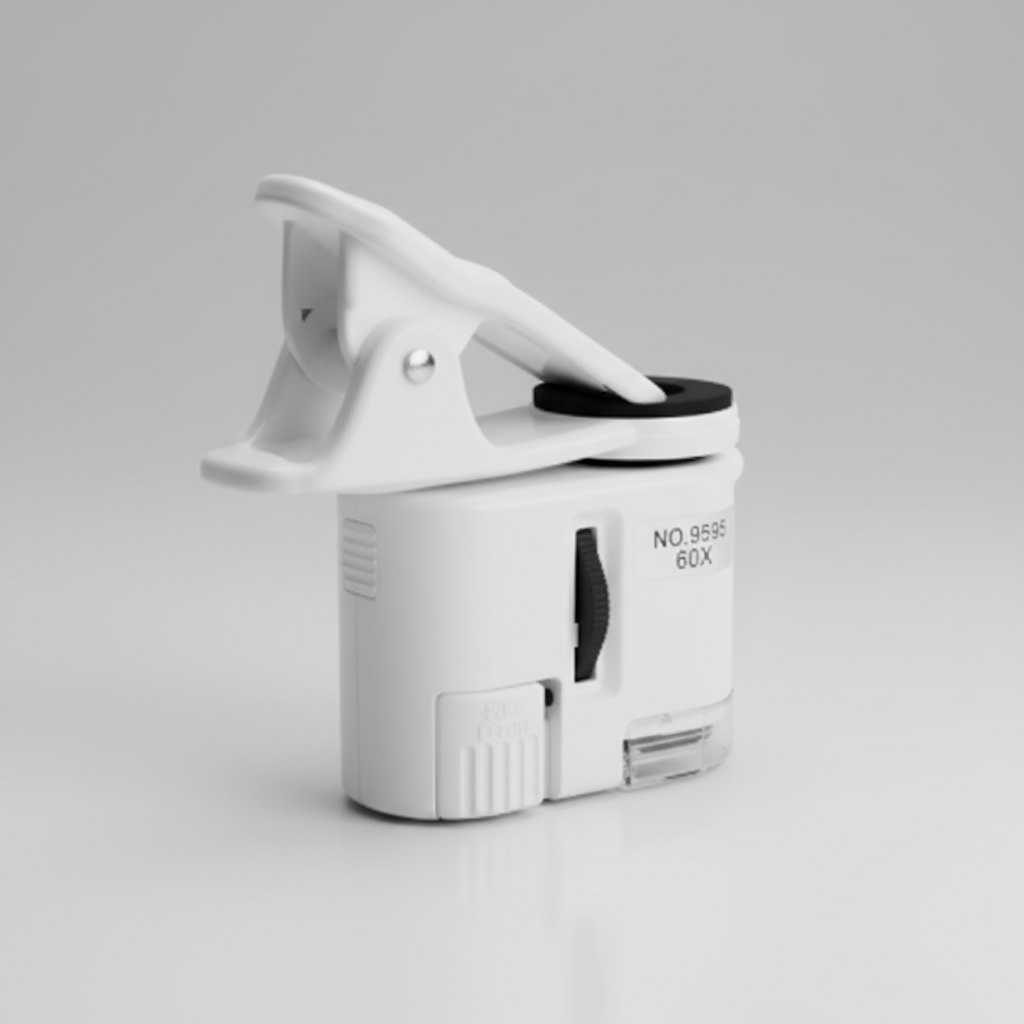 60X Mikroskop mit Handy Clip